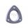 Dreiecksflansch Ø 50,8mm Edelstahl 1.4301 / 3mm Fase für Brennring