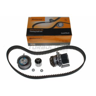 Zahnriemen Kit Contitech CT 1028 WP4 (120 Z) - VAG 1.9 TDI 2.0 TDI (mit Spannrollen-Dämpfer & Wasserpumpe)