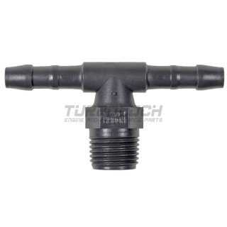 NORMA Schlauchtülle Einschraubstutzen 4mm 1/8" Gewinde Kunststoff - T-Stück