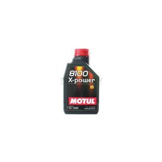 Motul 8100 X-Power 10W60 1L - vollsynthetisches Motoröl - BMW M / Audi RS / Ferrari / Aston Martin  (106142)