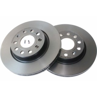 Brembo "Coated Disc Line" Bremsscheiben 09.9167.11 (280x22 mm - innenbelüftet) VA - Audi Seat Skoda VW