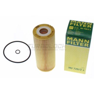 Ölfilter - Mann HU 726/2x - Audi Ford Seat Skoda VW 1.9/2.0 TDI 8V