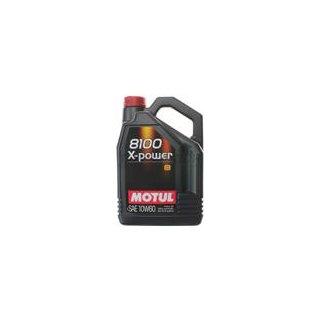 Motul 8100 X-Power 10W60 5L - vollsynthetisches Motoröl - BMW M / Audi RS / Ferrari / Aston Martin  (106144)