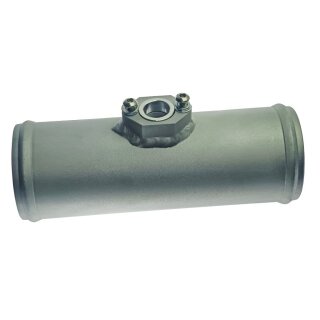 70mm Aluminium Rohr mit 18mm Ladedrucksensoranschluss