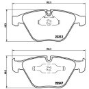 Brembo Bremsbeläge P06046 VA - BMW 1er M (E82) M3 (E90 E92 E93)