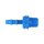 Schlauchtülle Einschraubstutzen 4mm 1/8" Gewinde Kunststoff - gerade KONISCH - blau