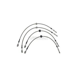 Goodridge Stahlflex-Bremsleitungen (Kit 4-teilig, ABE) - BMW E46 (nicht M3 / M3 CSL / xi-Modelle)