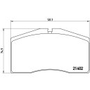 Brembo Bremsbeläge P65006 VA - Porsche 911 (964,...