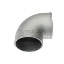 89mm x 4mm 90° Bogen Alubogen Aluminiumguss - enger...