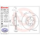 Brembo "Coated Disc Line" Bremsscheiben (315x28 mm - innenbelüftet) VA - BMW E36 M3