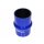 Ø 51mm / L:100mm / Hump Silikonschlauch - blau