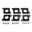 6x Zündspulenadapter schwarz (6-Zylinder) für...