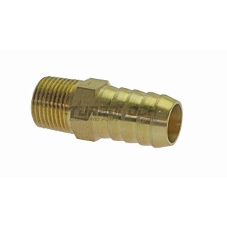 Fitting Messing Schlauchadapter 16 mm / 3/8" NPT