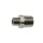 Doppelnippel reduziert - 1/4" - 1/8" - Messing vernickelt
