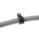 Leitungsschelle Rohrschelle Aluminium gummiert Ø...