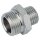 Doppelnippel reduziert - 1/4" - G1/8" - Messing vernickelt