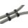 Doppel-Leitungsschelle Abstandhalter Aluminium (AN08) - blau