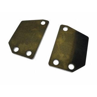 Audi 80 Aluminium Montageplatten Längsträger LLK Traverse 8mm 6082 Eigenbau