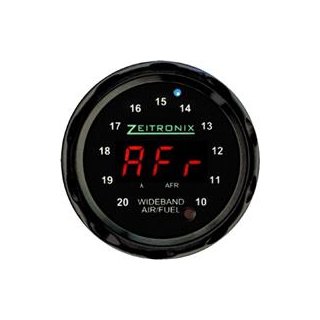 Zeitronix ZT2 Lambda-Controller + ZR2 52mm Zusatzinstrument (schwarz / rot)