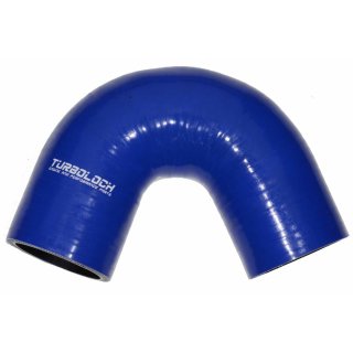 Ø 51mm / 135° Bogen / Silikonschlauch - blau