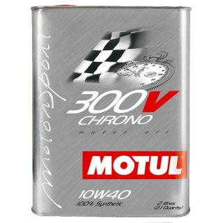 Motul 300V Chrono Rennsport Motoröl Öl 10W40 - 2L 104243