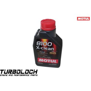 Motul 8100 X-Clean C3 5W40 1L - vollsynthetisches Motoröl - BMW MB Porsche VW (102786)