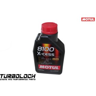 Motul 8100 X-cess 5W40 1L - vollsynthetisches Motoröl - BMW MB Porsche VW (102784)