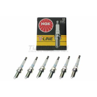 6x Zündkerze NGK 5773 (PFR6Q) V-Line 37 - Audi A6 (C5)...