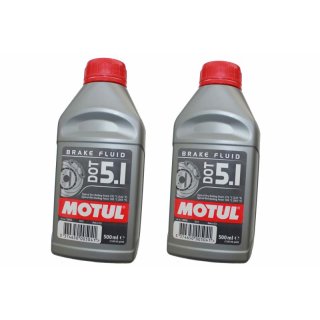 Motul Bremsflüssigkeit Brake Fluid DOT 5.1 - 1L - 2x 100950