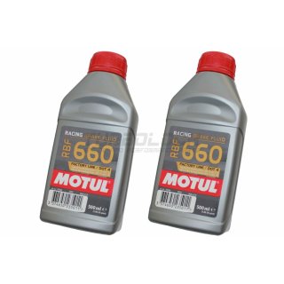 Motul Bremsflüssigkeit Racing Brake Fluid RBF660 DOT 4 - 1L - 2x 101666