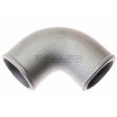 57mm x 4mm 90° Bogen Alubogen Aluminiumguss - enger...