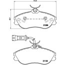 Brembo Bremsbeläge P85018 VA - Audi 80 / 90 / 100 / 200 / Quattro (85) S2