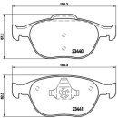 Brembo Bremsbeläge P24058 VA - Ford Focus I (DAW...