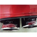 Supersprint Endrohr-Satz links (Ø 2x90 mm) 245646 - Porsche 911 (997) Carrera S 4S GTS GTS 3.6 3.8 345-408 PS (Bj. 2008-2012)