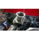 Adapterflansch Wastegate Audi S2 S4 RS2 auf TiAL MVS Edelstahl 1.4301