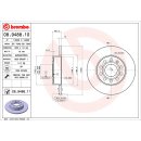 Brembo "Coated Disc Line" Bremsscheiben 08.9488.11 (256x12 mm) HA - Audi Skoda VW